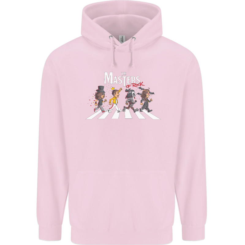 Masters of Rock Band Music Heavy Metal Childrens Kids Hoodie Light Pink