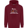 Masters of Rock Band Music Heavy Metal Childrens Kids Hoodie Maroon