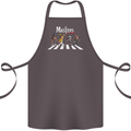 Masters of Rock Band Music Heavy Metal Cotton Apron 100% Organic Dark Grey