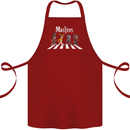 Masters of Rock Band Music Heavy Metal Cotton Apron 100% Organic Maroon
