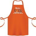 Masters of Rock Band Music Heavy Metal Cotton Apron 100% Organic Orange