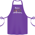 Masters of Rock Band Music Heavy Metal Cotton Apron 100% Organic Purple