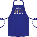 Masters of Rock Band Music Heavy Metal Cotton Apron 100% Organic Royal Blue