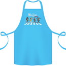 Masters of Rock Band Music Heavy Metal Cotton Apron 100% Organic Turquoise