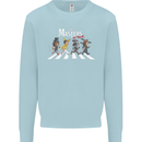 Masters of Rock Band Music Heavy Metal Kids Sweatshirt Jumper Light Blue