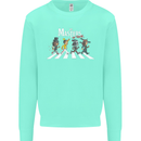 Masters of Rock Band Music Heavy Metal Kids Sweatshirt Jumper Peppermint