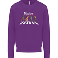 Masters of Rock Band Music Heavy Metal Kids Sweatshirt Jumper Purple