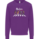 Masters of Rock Band Music Heavy Metal Kids Sweatshirt Jumper Purple