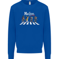 Masters of Rock Band Music Heavy Metal Kids Sweatshirt Jumper Royal Blue