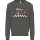 Masters of Rock Band Music Heavy Metal Kids Sweatshirt Jumper Storm Grey