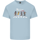 Masters of Rock Band Music Heavy Metal Kids T-Shirt Childrens Light Blue