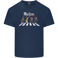Masters of Rock Band Music Heavy Metal Kids T-Shirt Childrens Navy Blue
