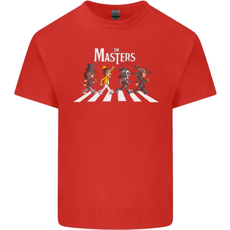 Masters of Rock Band Music Heavy Metal Kids T-Shirt Childrens Red