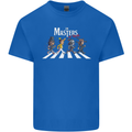 Masters of Rock Band Music Heavy Metal Kids T-Shirt Childrens Royal Blue
