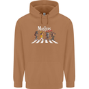 Masters of Rock Band Music Heavy Metal Mens 80% Cotton Hoodie Caramel Latte