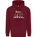 Masters of Rock Band Music Heavy Metal Mens 80% Cotton Hoodie Maroon