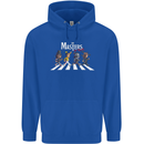 Masters of Rock Band Music Heavy Metal Mens 80% Cotton Hoodie Royal Blue