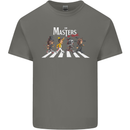 Masters of Rock Band Music Heavy Metal Mens Cotton T-Shirt Tee Top Charcoal