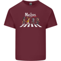 Masters of Rock Band Music Heavy Metal Mens Cotton T-Shirt Tee Top Maroon