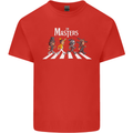Masters of Rock Band Music Heavy Metal Mens Cotton T-Shirt Tee Top Red