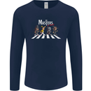 Masters of Rock Band Music Heavy Metal Mens Long Sleeve T-Shirt Navy Blue