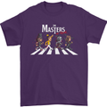 Masters of Rock Band Music Heavy Metal Mens T-Shirt Cotton Gildan Purple