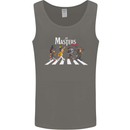 Masters of Rock Band Music Heavy Metal Mens Vest Tank Top Charcoal