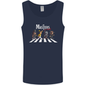 Masters of Rock Band Music Heavy Metal Mens Vest Tank Top Navy Blue