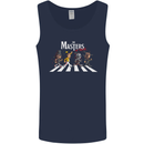Masters of Rock Band Music Heavy Metal Mens Vest Tank Top Navy Blue