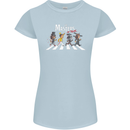 Masters of Rock Band Music Heavy Metal Womens Petite Cut T-Shirt Light Blue