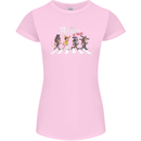 Masters of Rock Band Music Heavy Metal Womens Petite Cut T-Shirt Light Pink