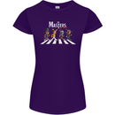 Masters of Rock Band Music Heavy Metal Womens Petite Cut T-Shirt Purple