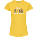 Masters of Rock Band Music Heavy Metal Womens Petite Cut T-Shirt Yellow