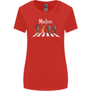 Masters of Rock Band Music Heavy Metal Womens Wider Cut T-Shirt Red