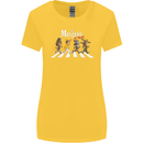 Masters of Rock Band Music Heavy Metal Womens Wider Cut T-Shirt Yellow