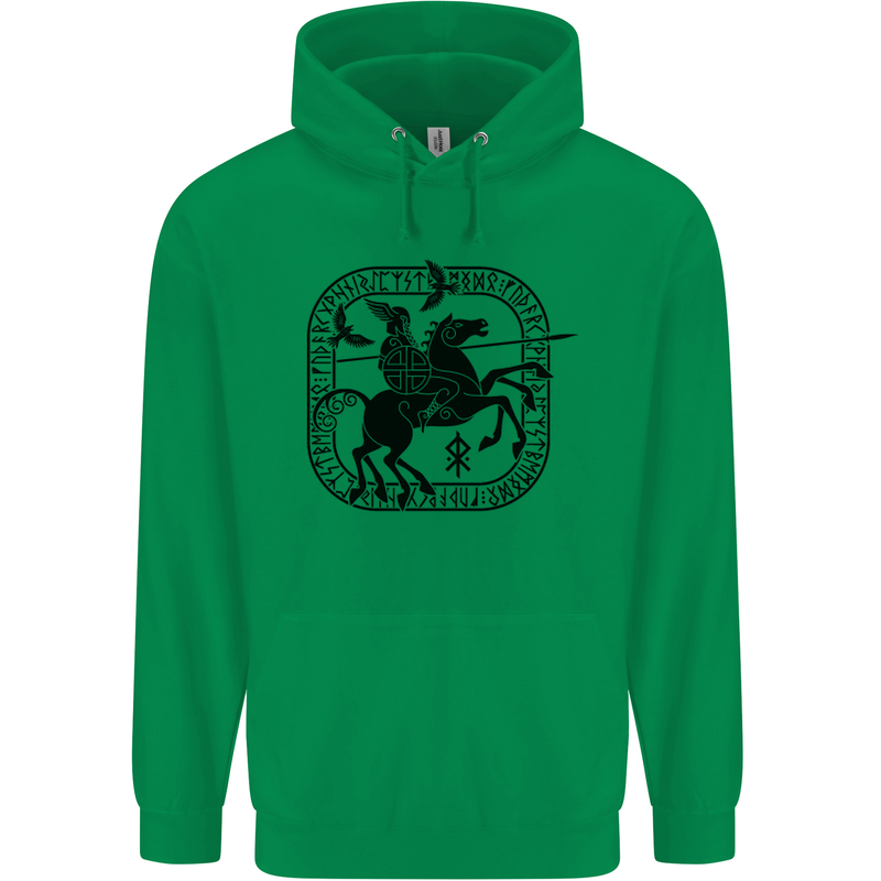 Masters of the Sea Vikings Valhalla Sailing Sailor Childrens Kids Hoodie Irish Green