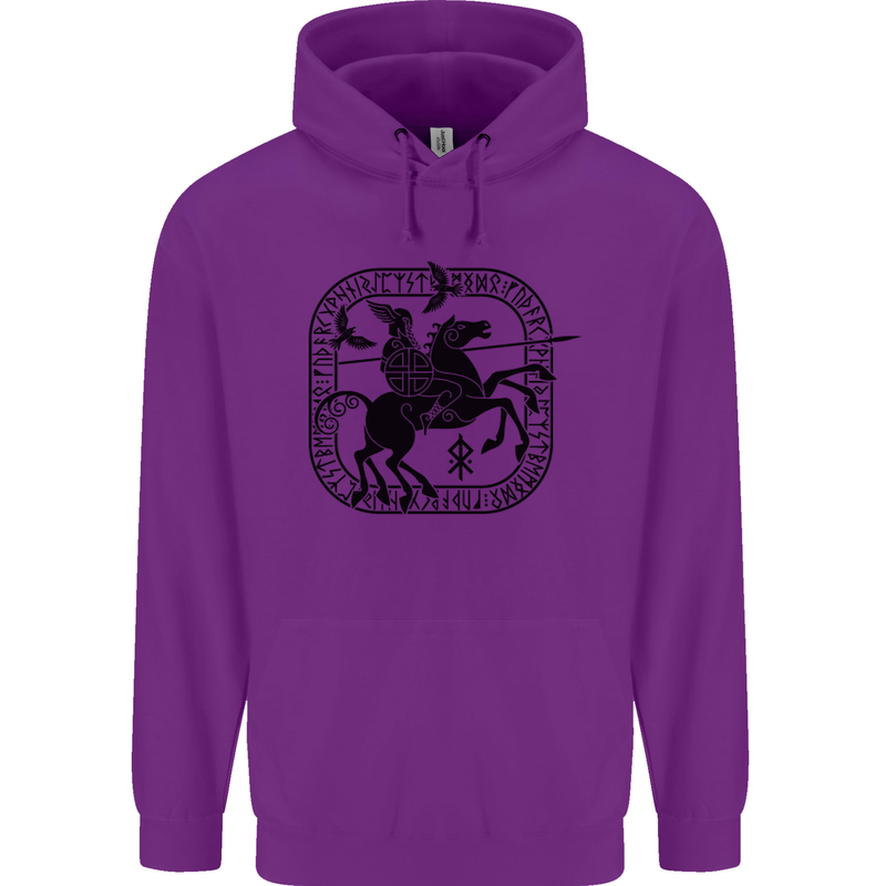 Masters of the Sea Vikings Valhalla Sailing Sailor Childrens Kids Hoodie Purple