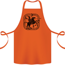 Masters of the Sea Vikings Valhalla Sailing Sailor Cotton Apron 100% Organic Orange