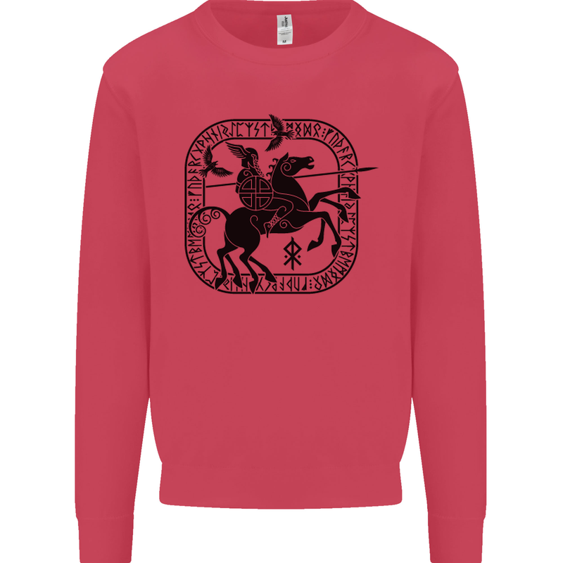 Masters of the Sea Vikings Valhalla Sailing Sailor Kids Sweatshirt Jumper Heliconia