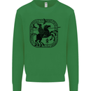 Masters of the Sea Vikings Valhalla Sailing Sailor Kids Sweatshirt Jumper Irish Green