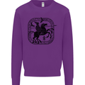 Masters of the Sea Vikings Valhalla Sailing Sailor Kids Sweatshirt Jumper Purple