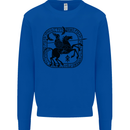 Masters of the Sea Vikings Valhalla Sailing Sailor Kids Sweatshirt Jumper Royal Blue