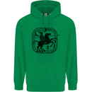 Masters of the Sea Vikings Valhalla Sailing Sailor Mens 80% Cotton Hoodie Irish Green