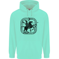 Masters of the Sea Vikings Valhalla Sailing Sailor Mens 80% Cotton Hoodie Peppermint