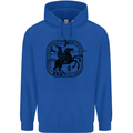 Masters of the Sea Vikings Valhalla Sailing Sailor Mens 80% Cotton Hoodie Royal Blue