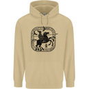 Masters of the Sea Vikings Valhalla Sailing Sailor Mens 80% Cotton Hoodie Sand