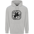 Masters of the Sea Vikings Valhalla Sailing Sailor Mens 80% Cotton Hoodie Sports Grey