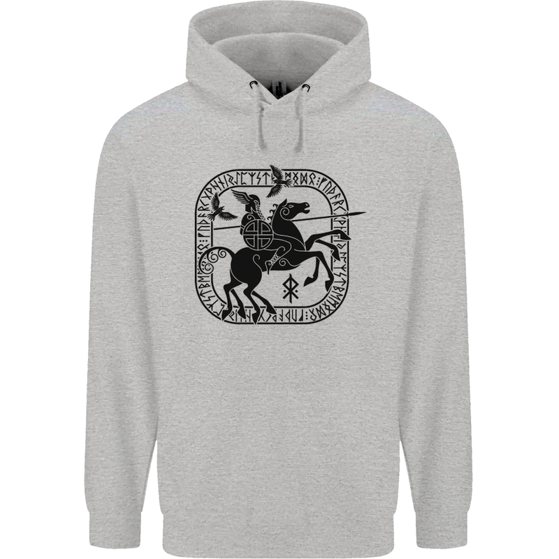 Masters of the Sea Vikings Valhalla Sailing Sailor Mens 80% Cotton Hoodie Sports Grey
