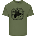 Masters of the Sea Vikings Valhalla Sailing Sailor Mens Cotton T-Shirt Tee Top Military Green