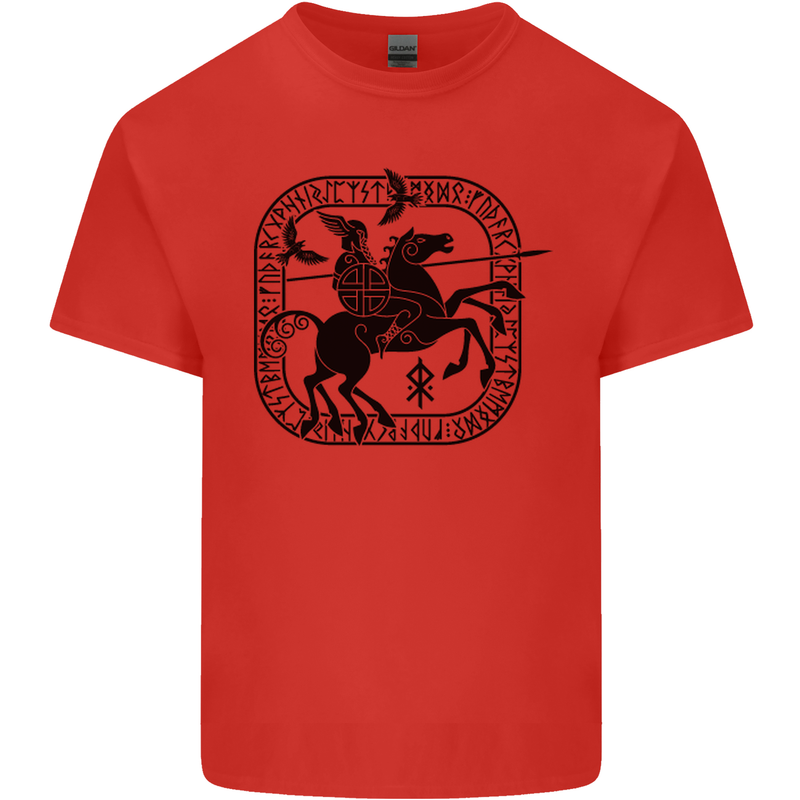 Masters of the Sea Vikings Valhalla Sailing Sailor Mens Cotton T-Shirt Tee Top Red